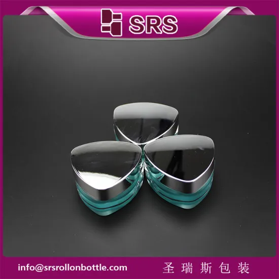 SRS free sample empty acrylic cosmetic 15ml plastic container