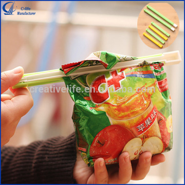 20cm 2pcs in Candy Color Plastic Food Bag Sealing Clips