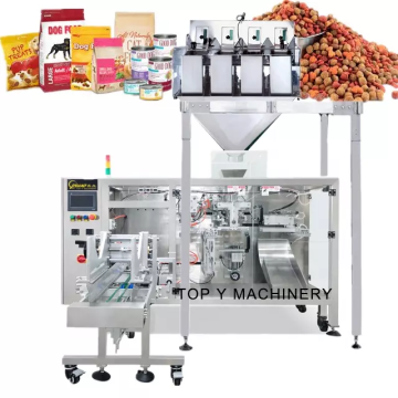 Automatic Pet Food Packaging Machine with Linear Weigher for Granule Bags