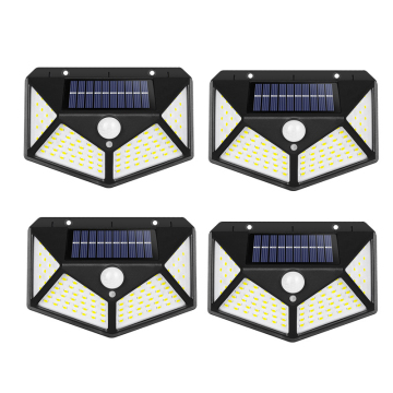 IP65 ไฟโซลาร์ไฟ LED กันน้ำ - ไฟผนังสวนกลางแจ้งแสงผนังพร้อมเซ็นเซอร์ตรวจจับความเคลื่อนไหว