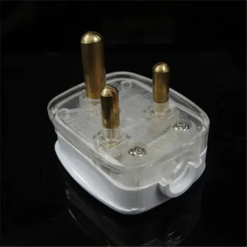 Strong Transparent Materials South Africa 3 round pin top plug