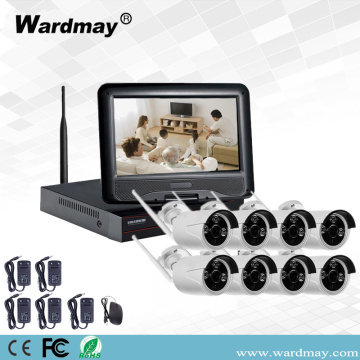 8CH 1.0/2.0MP Wifi NVR Kits With 10" Monitor