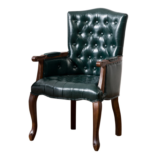 Classic Vintage Wood Backrest Study Chair