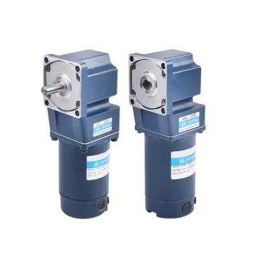 Wholesale 90mm 60W Spiral Bevel Right Angle DC Brush Motor with Reducer: Industrial Automation Equipment Supplier