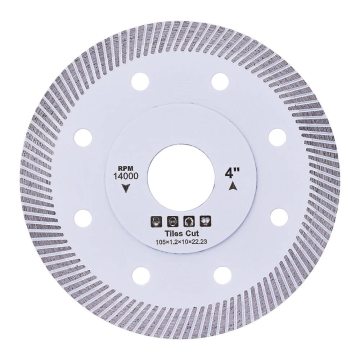 Customized OEM Hot Press 4" Super Thin Diamond Tile Blade for Granite, Marble, and Ceramics