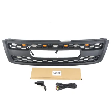 ABS Black Bumper LED Front Grill Car Grille Fit For PATROL Y61 2003-2005
