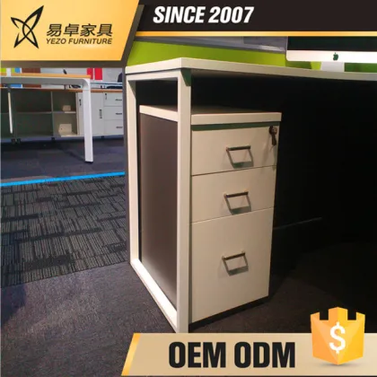 Modular 4-seats office furniture executive office furniture partitions