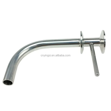 China Compass SS304 SS316L Sanitary สแตนเลสสตีลอาหารเกรดวาล์วแขนสำหรับเบียร์สำหรับเบียร์