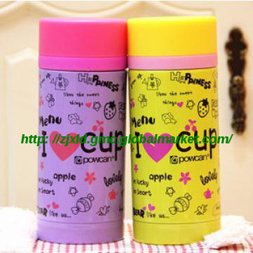 Beautiful stainless steel vacuum flask thermos