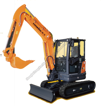LG6035 Lonking Brand 23,4 kW Kubota Engine Compact Exkawator z zamkniętą kabiną