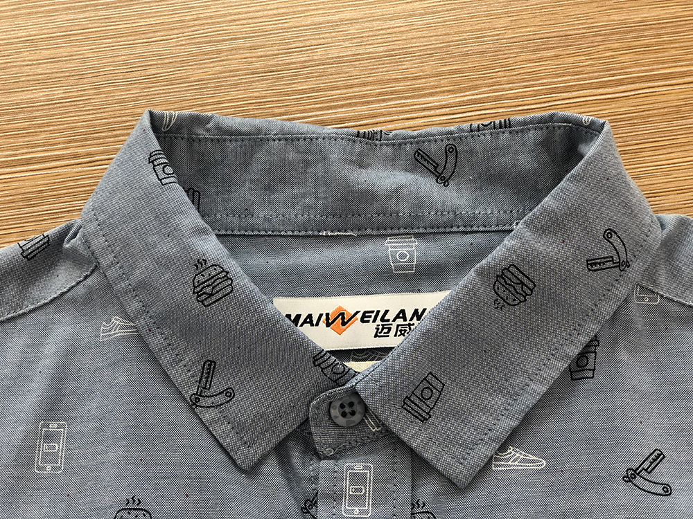 short sleeve print shirt