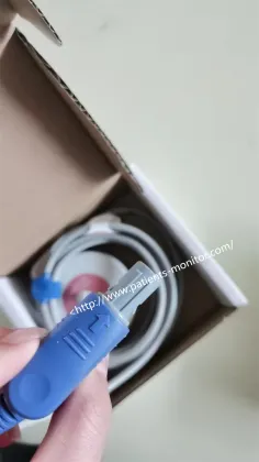 Edan F2 F3 F6 Fetal Monitor US Transducer with 7 Ultrasound Crystals, 1MHz Frequency, Pink Label Cable - REFMS3-109301-D