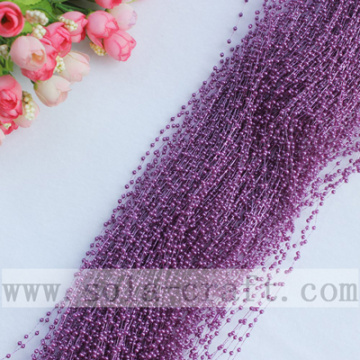 Top Selling Red Purple Plastic Wire Pearl String Beaded Garland Online