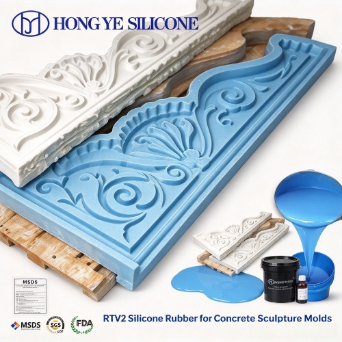 Condensation Curing Silicone Mould Rubber para sa Concrete