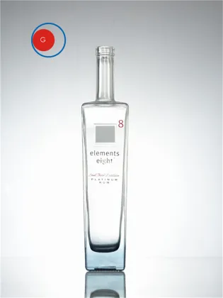 Platinum Rum Glass Bottle