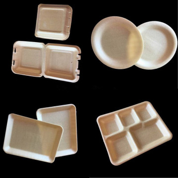Starch-based plastics PLA film trays