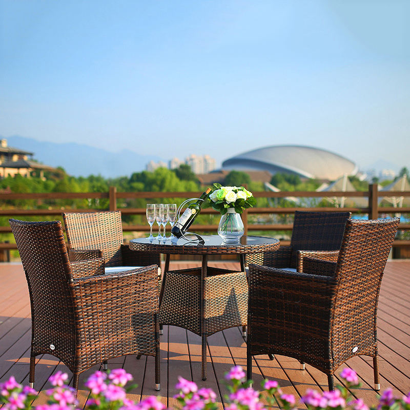 Imitation rattan outdoor chair