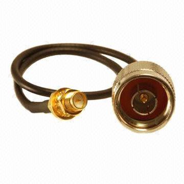 RF Coaxial Antenna Cable, N Male to RP SMA Female