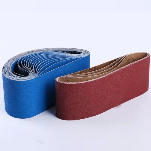 Ceinture abrasive pour acier inoxydable et bois