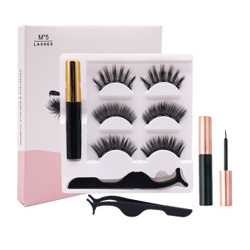 Vendita calda di fabbrica: 3 coppie - 5+ Styles Magnetic False ciglia