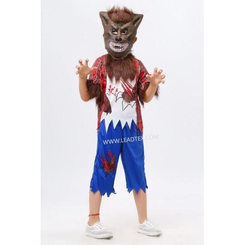 Carnival Boys Costumes Child halloween costumes werewolf with EVA mask Supplier