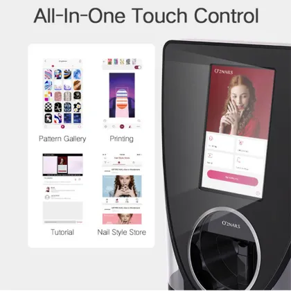 O2nails 3D Painting Nail Polish Printer Machine: DIY Nail Art Stickers & Automatic Nail Painting