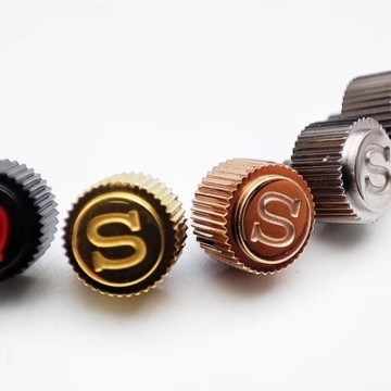 Mahkota stainless steel dengan batang untuk NH35, NH36, 4R35, 4R36, 7S26 Watch Conversion Accessories