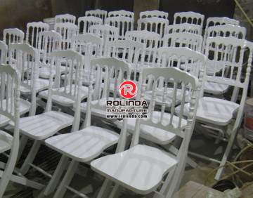 Outdoor Wedding Napoleon Folding Chairs with Cushion