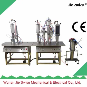 mousse styling gel hair spray aerosol filling and sealing machine
