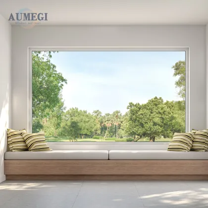 AUMEGI Fixes Windows for Solid Design Camper Homes with Aluminum September Fixed Aluminium Windows