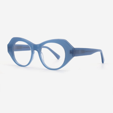 Irregularly cat-eye Acetate Female Optical Frames 23A3185