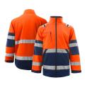 Ansi Hi Vis Jaqueta reflectante de construcción térmica de invierno