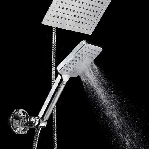 New ABS Plastic Square Chrome Bath Hand Shower