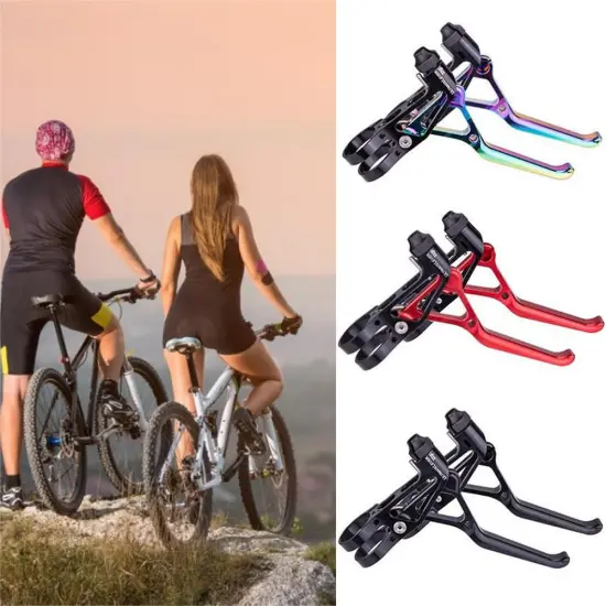 CNC Bike Brake Levers Bicycle V Brake Handles Brake Pads For Folding Bike Road Brake Handles Bike Accessories Bisiklet Aksesuar