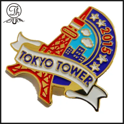 Japan Tokyo Tower enamel badge