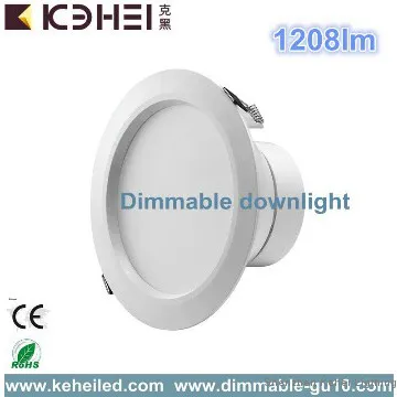 Hot sell 15W dimmable downlight cutout 150mm 1208lm light weight