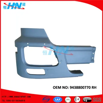 Truck Parts Factory Corner Bumper For Mercedes Benz 9438800770