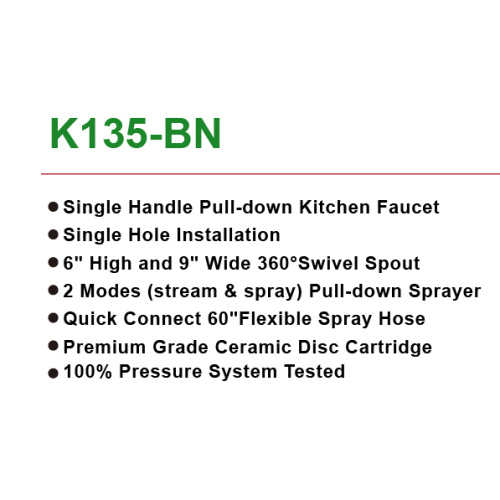 304 Stainless Steel Kitchen Water Faucet