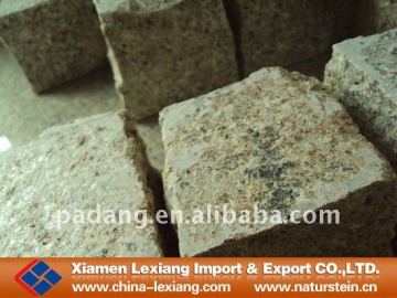Outdoor G682 yellow paving stone