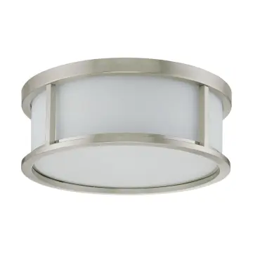 Brushed Nickel Ceiling Lamp for Bedroom and Bathroom