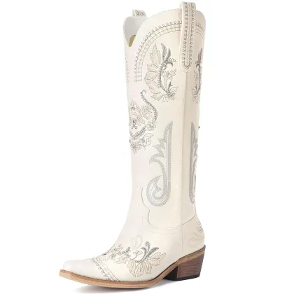 Women's Knee High Cowgirl Boots