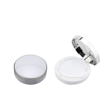 Custom Round Shape Mirror Compact Case for Silk Screen White Air Cushion Powder Box
