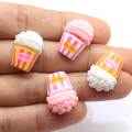 100Pcs Miniature Resin Cute Popcorn Simulation Food Flatback Cabochon Scrapbooking Phone Diy Craft Εξωραϊσμός Αξεσουάρ