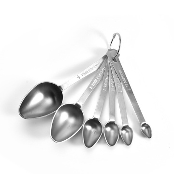 Online Hot Sale Stainless Steel Coffee Measuring Spoons - 6 Sizes/Set