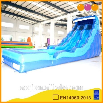 AOQI products with free EN14960 certificate inflatable water slide for sale