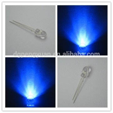 best-sale lowest price 3mm oval blue led diode