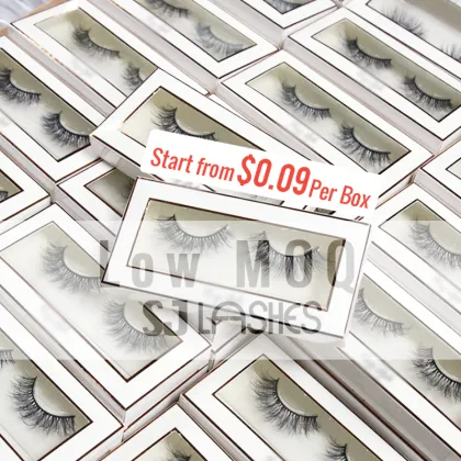 Custom Logo Paper Lash Packaging Box for Full Strip Lashes - Cheap Price