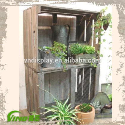 Vintage Storage Crate , Crate Wood , Distressed Wood Crate