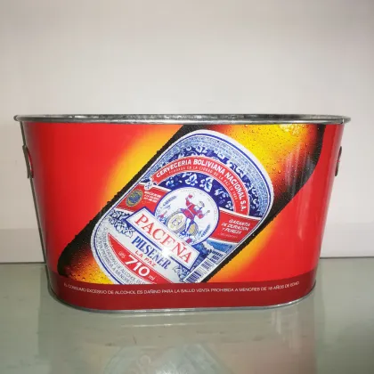 painted tin beer bucket on sale barrel