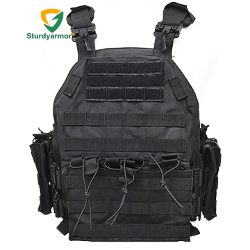 Sturdyarmor Tactical Vest: Lightweight Laser Cut MOLLE Quick Release Plate Carrier